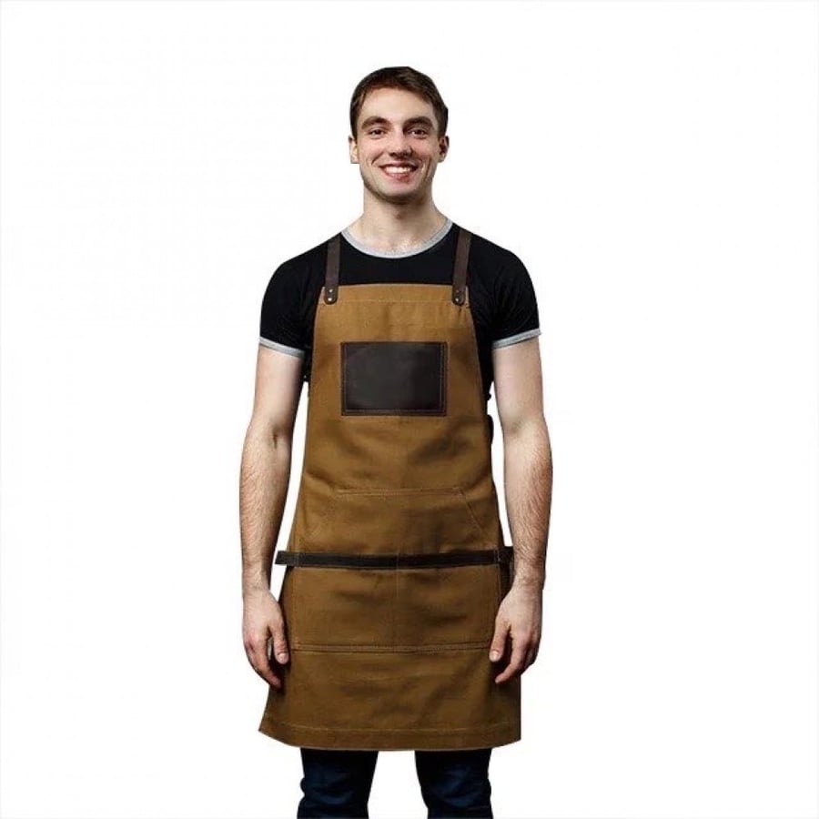 مريلة بلون زيتي