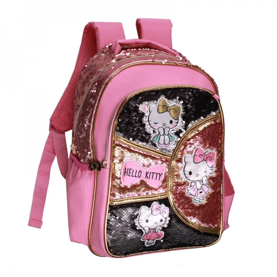 شنطة ظهر 15 انش ترتر ملون مع مقلمية - هيلوكيتي Hello Kitty Backpack