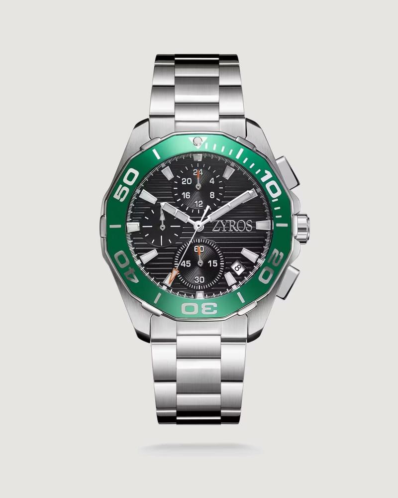 Classic men's watch in silver
