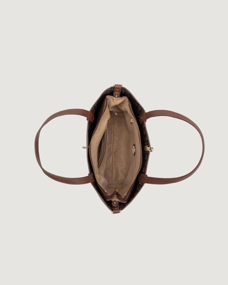 Large brown women's handbag