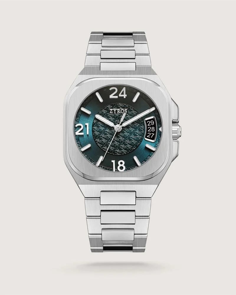 Al-Faris men’s stainless steel watch in silver