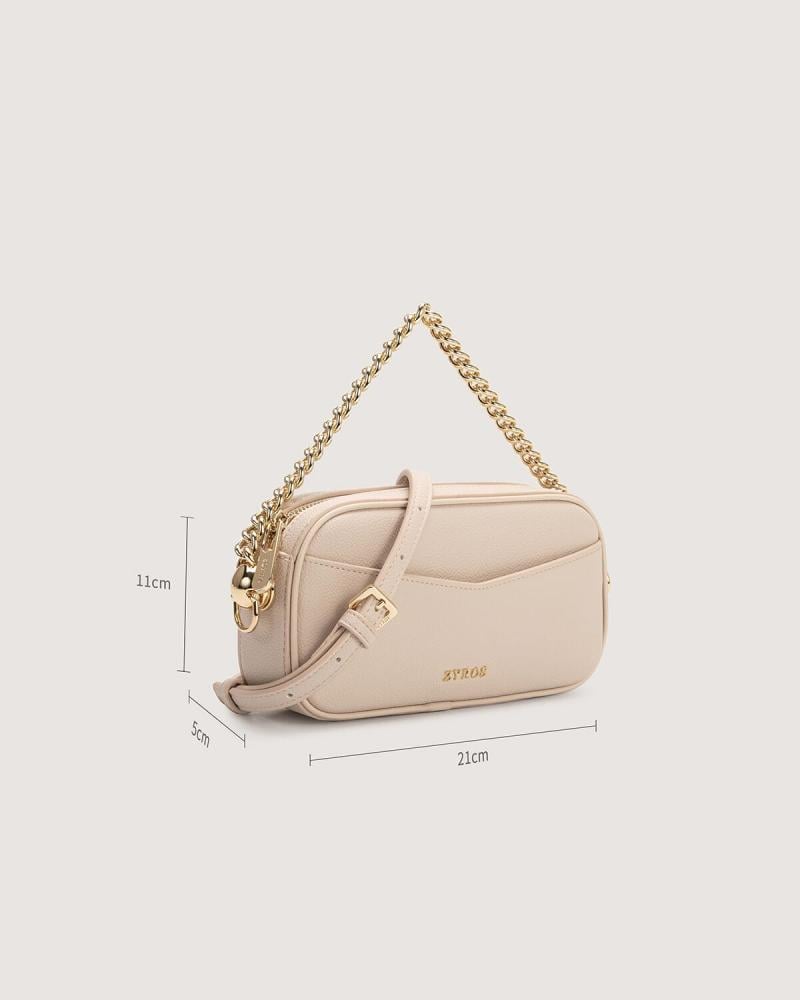 Elegant women's handbag in beige