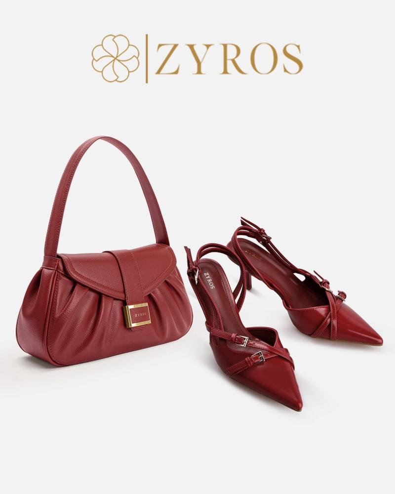 A luxurious women's outfit that complements your elegance in red
