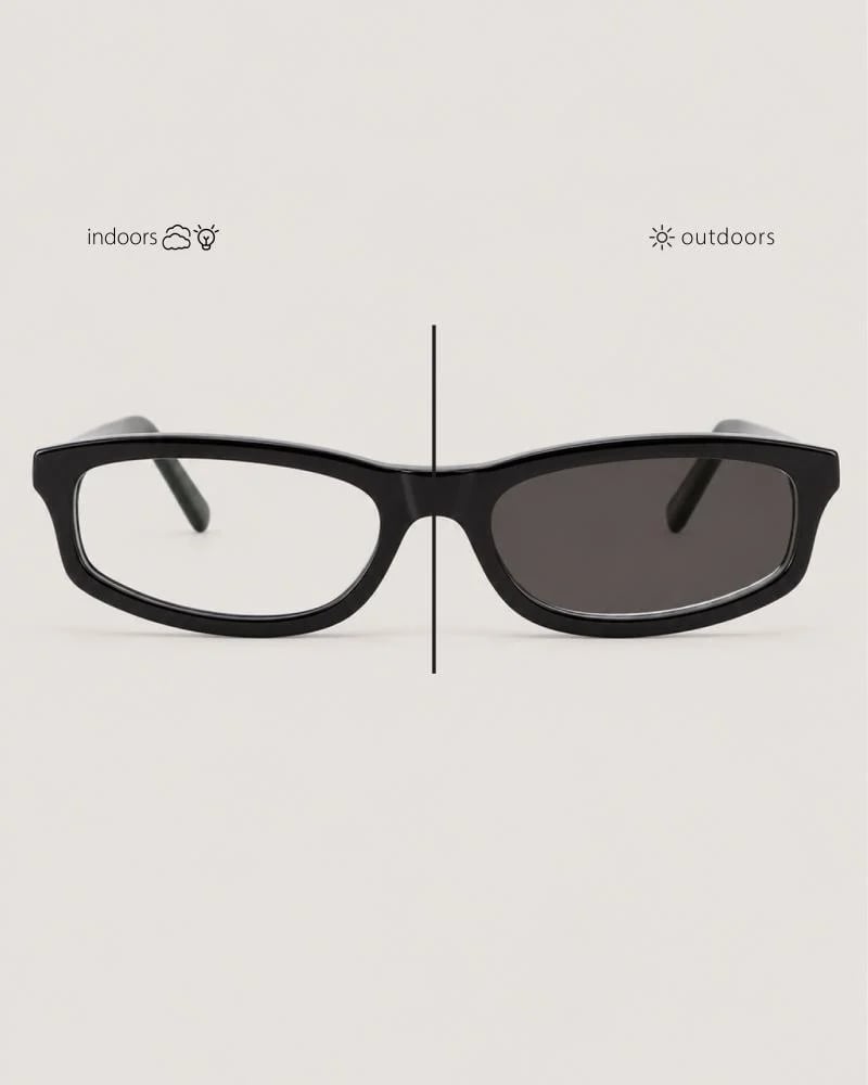 Women's Geometric Lens Sunglasses Black