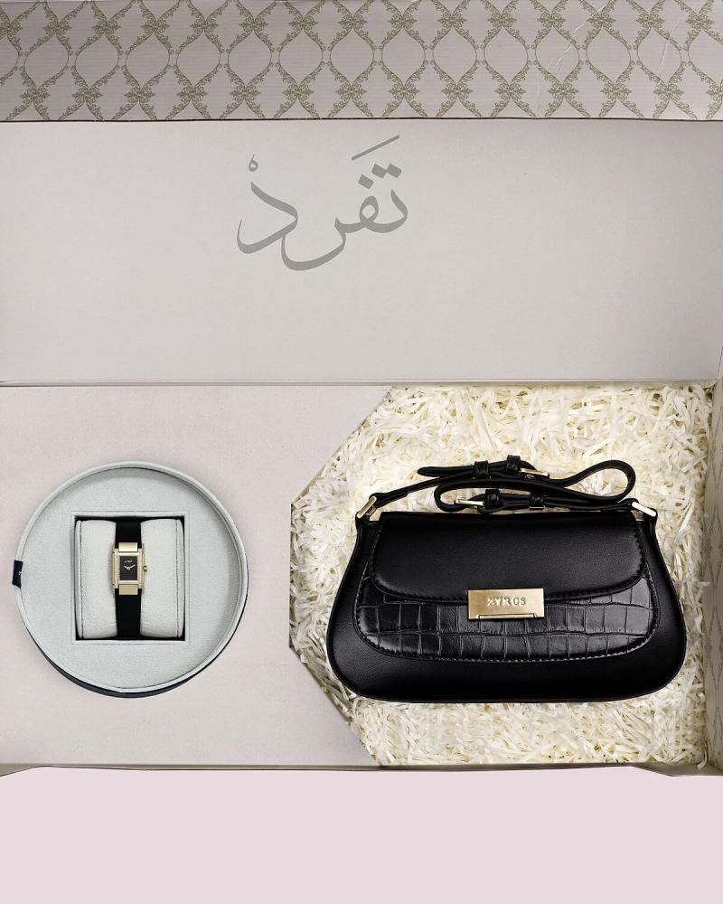 هدية نسائية شنطة وساعة