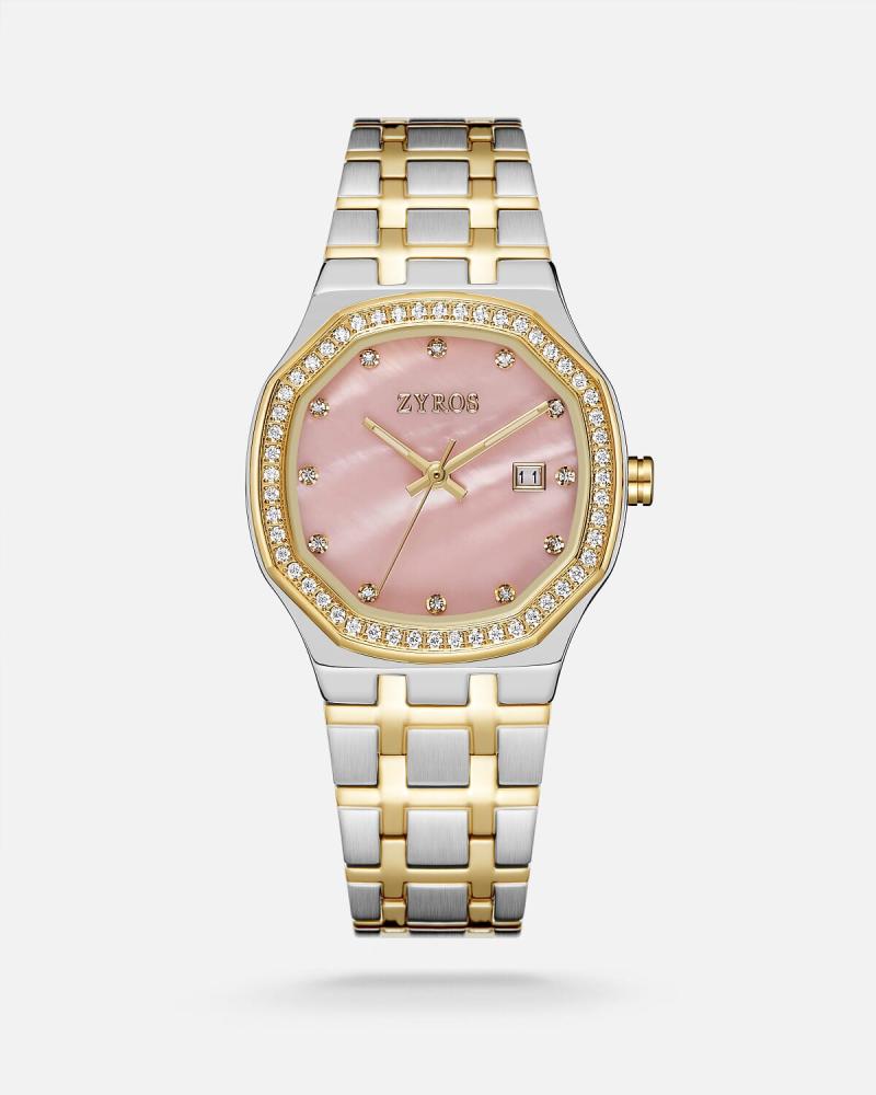 A women's watch for those who appreciate distinction, available in gold and silver.