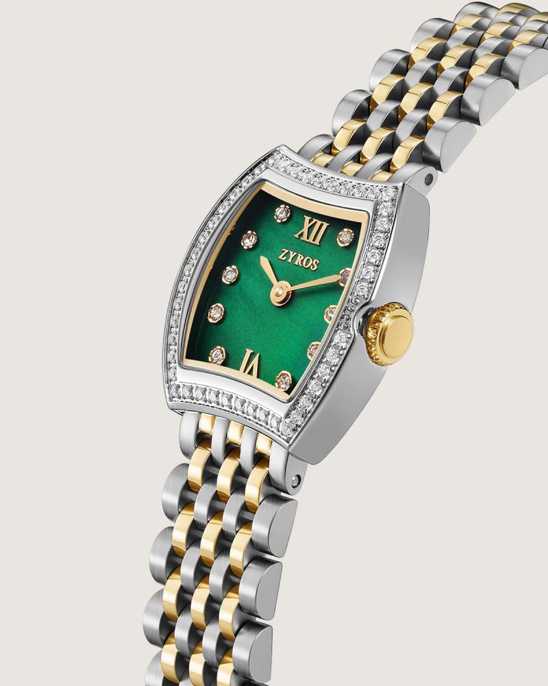 Miza women's watch, steel, gold and silver color