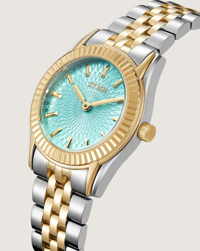 Women's Timeline Watch in Gold and Silver