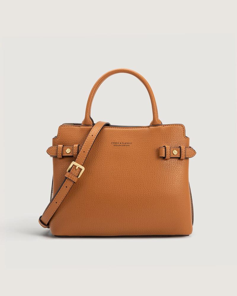 Classic women's bag in brown