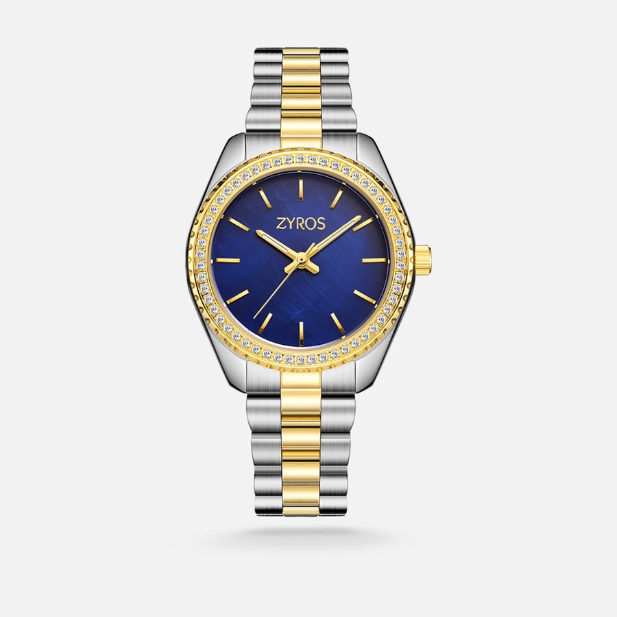 Women's watch with a gold and silver stainless steel strap | ZOS036L060506