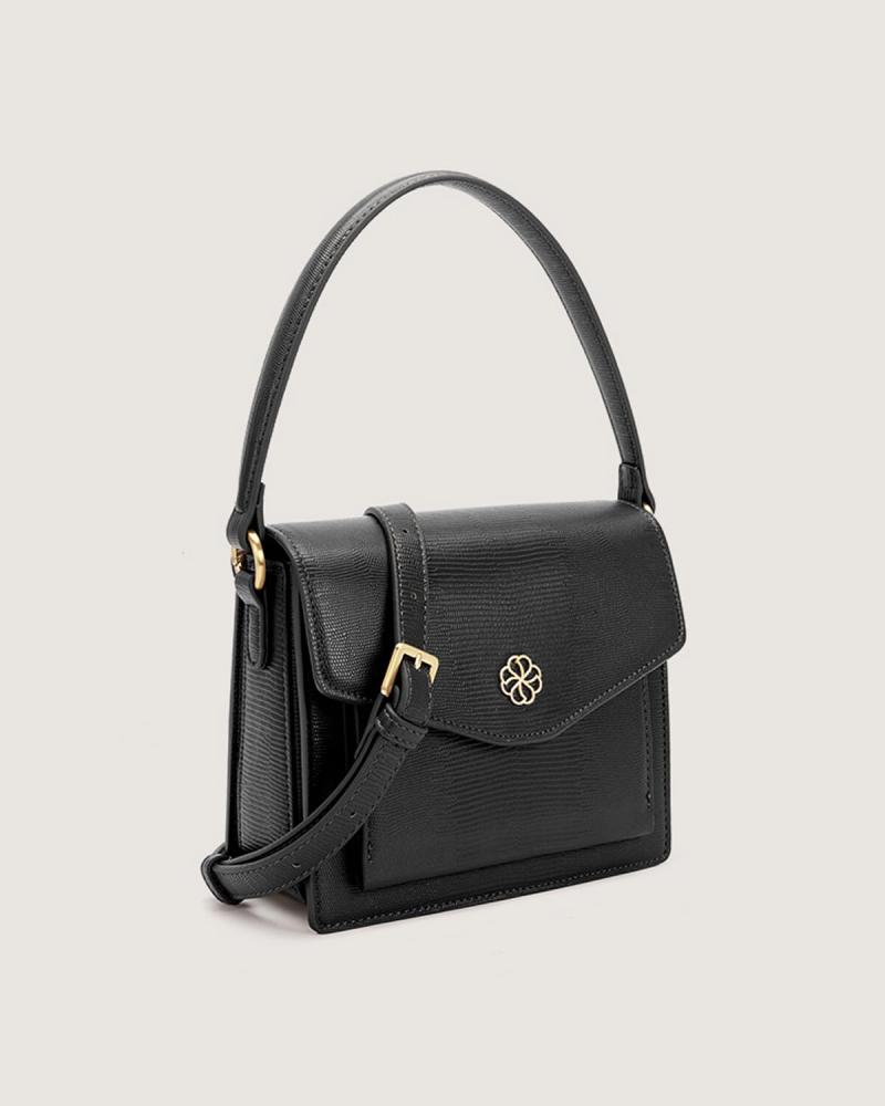 Small black women's handbag