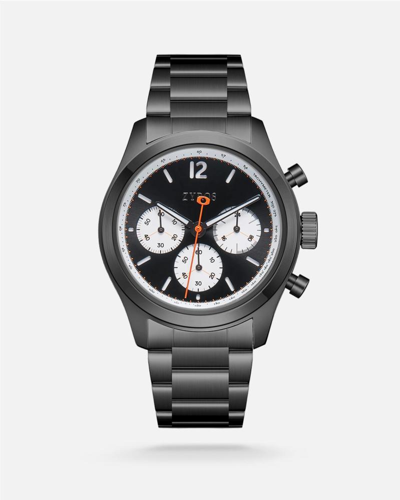 A royal men's set suitable as a gift; the watch is gray.