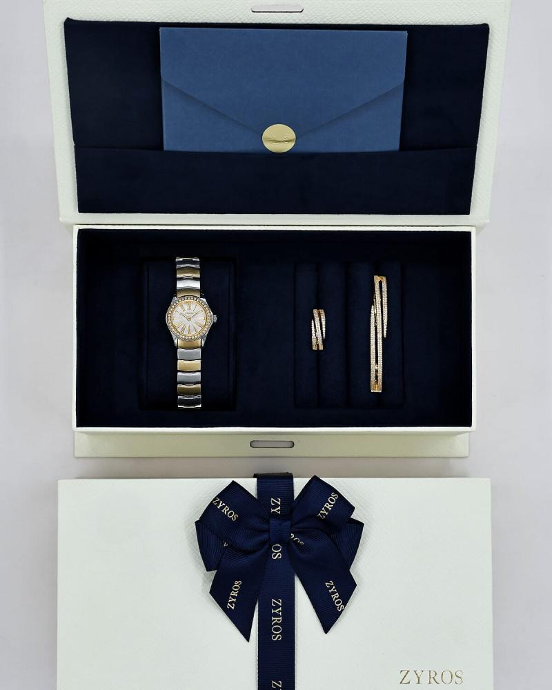 Luxury gift set including watch, bracelet and ring