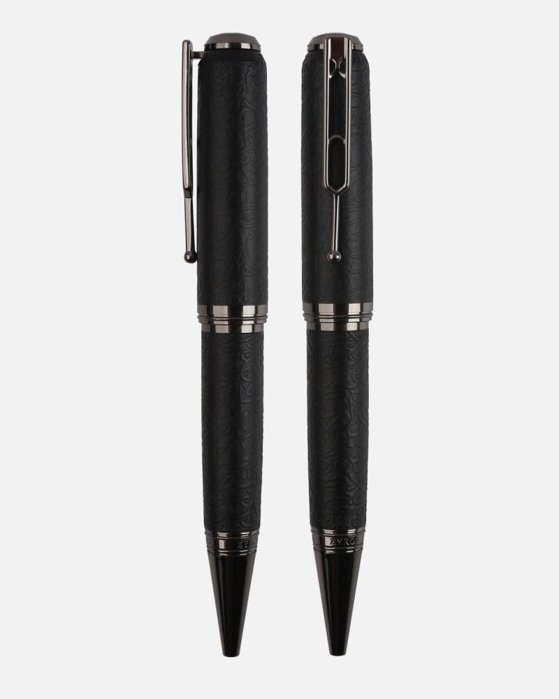A royal men's gift set including prayer beads, a pen, and a watch.