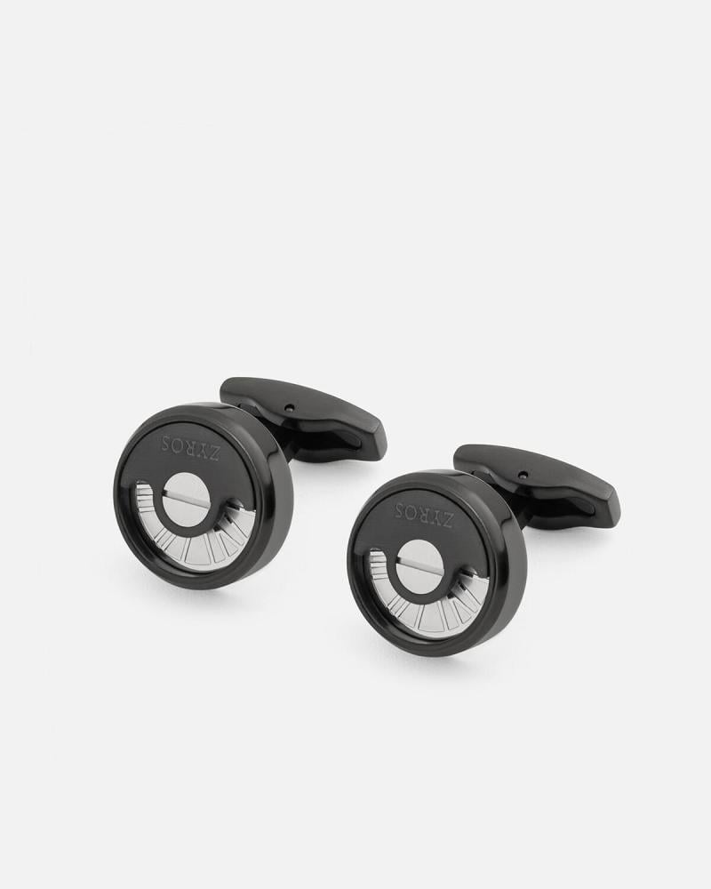 Men's cufflinks that embody elegance in black