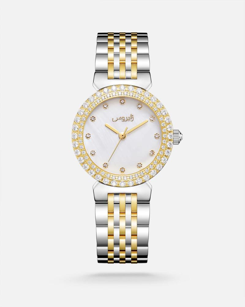 Women's accessory set studded with zircon stones