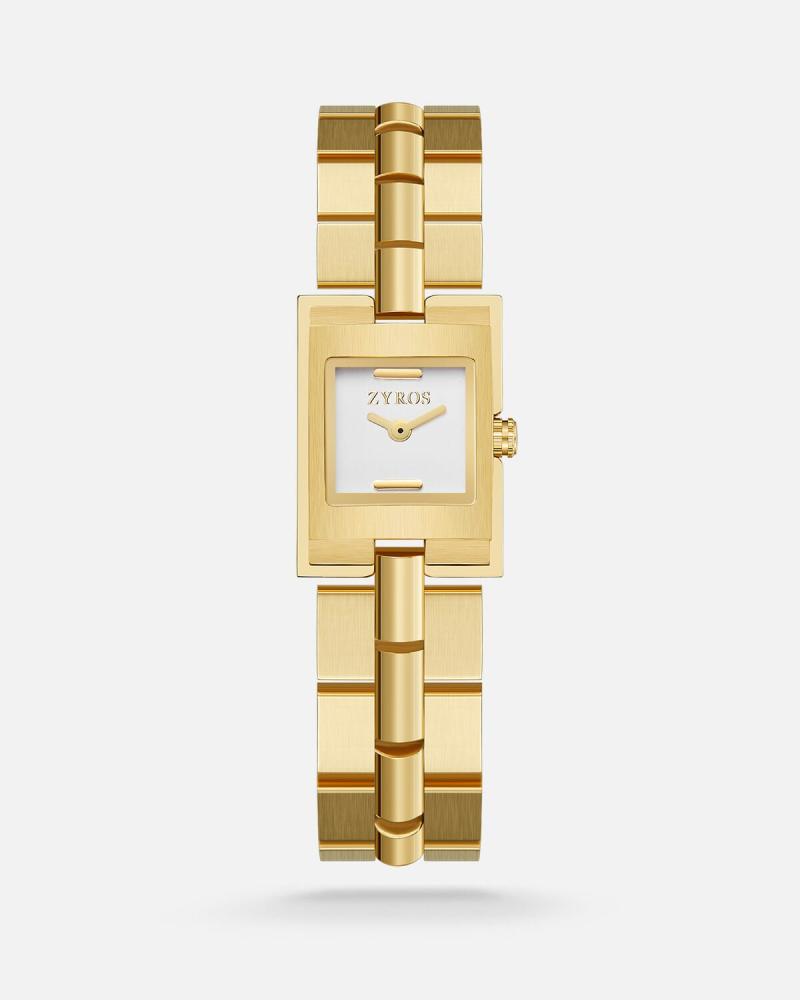 Women's steel watch in gold color