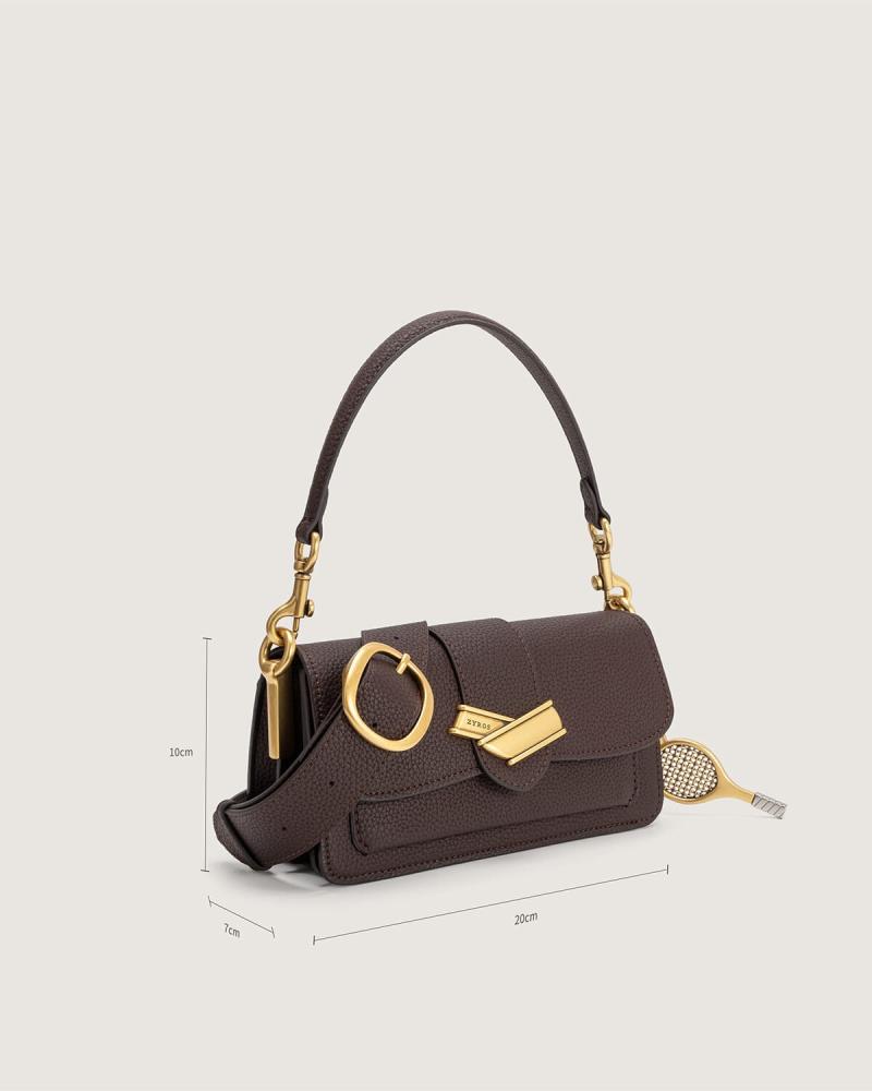 Omq women’s leather bag in Brown