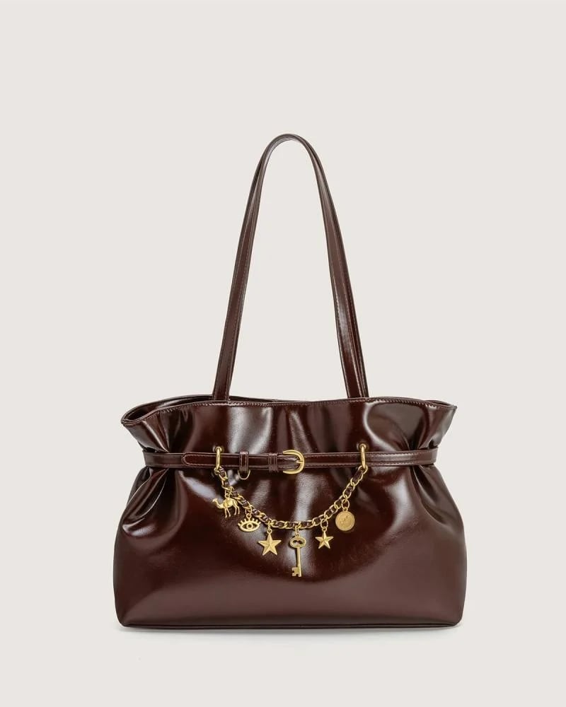Sana Women's Leather Bag in Brown