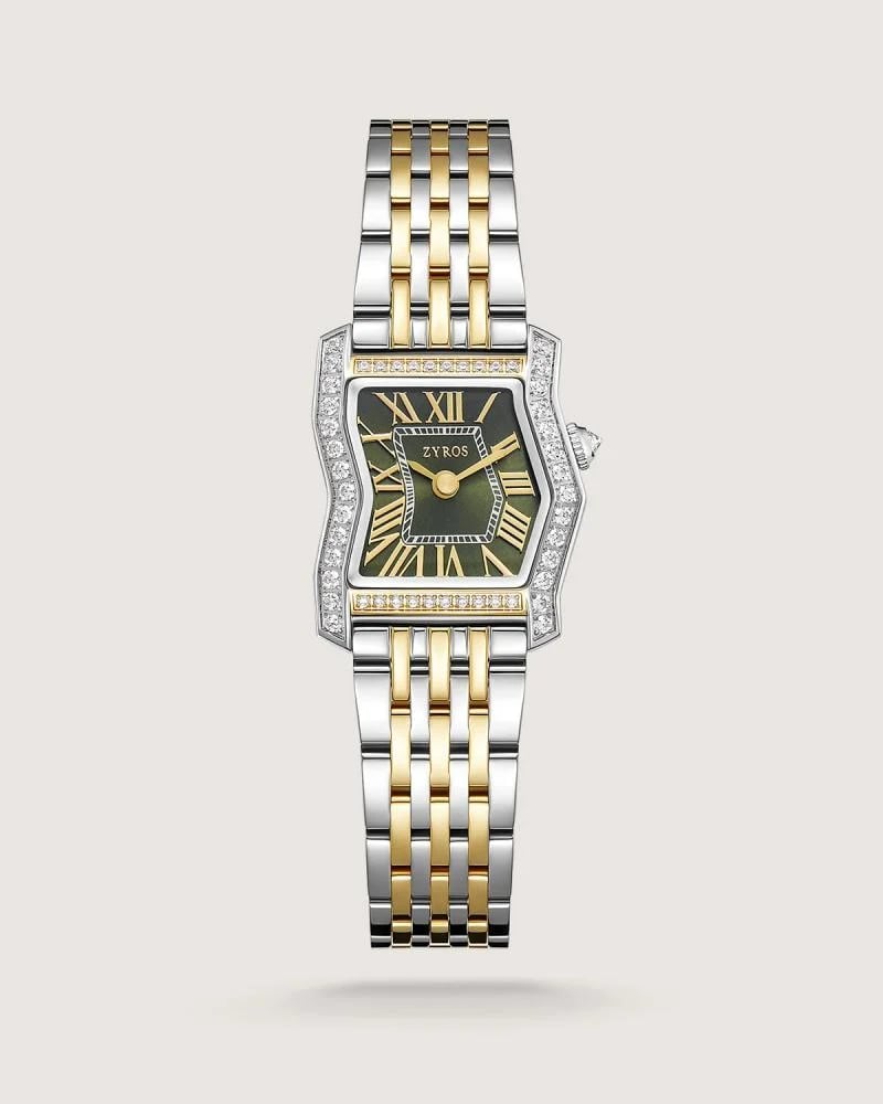 Kayan women’s stainless steel watch in gold and silver