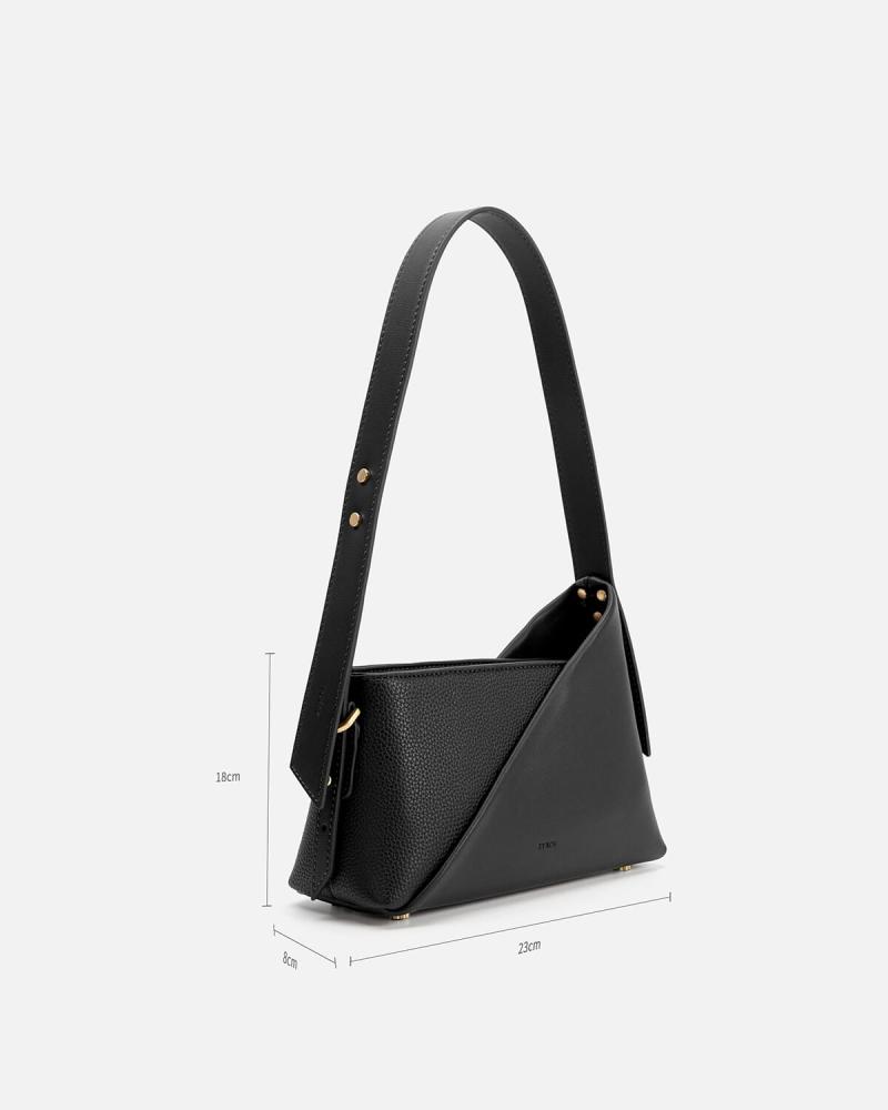 A bag like a geometric masterpiece in black