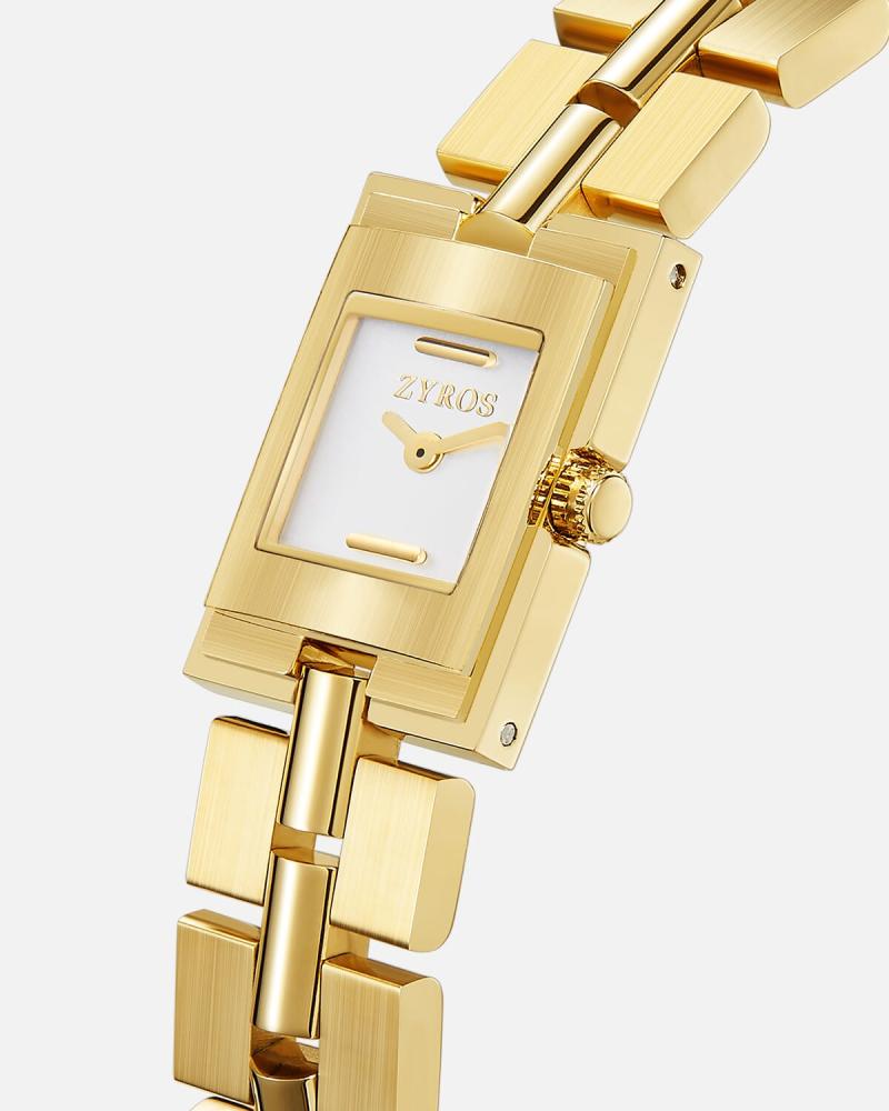 Women's steel watch in gold color