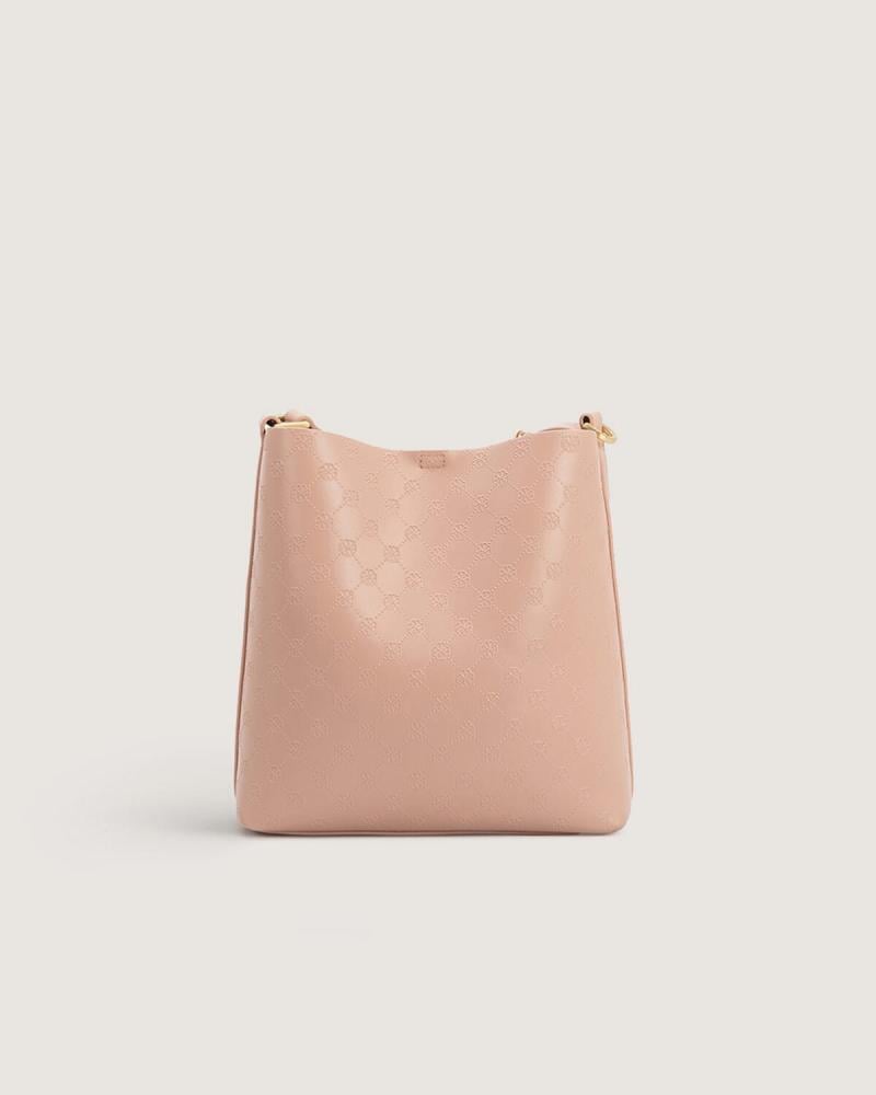 Women's medium-sized pink handbag