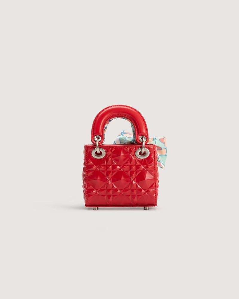 Mini-sized red bag for girls