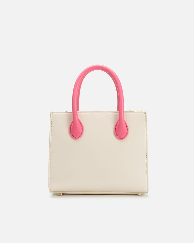 A women's bag that expresses art with elegance in beige color