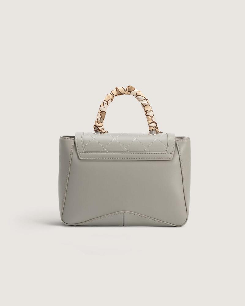 Classic women's handbag in gray