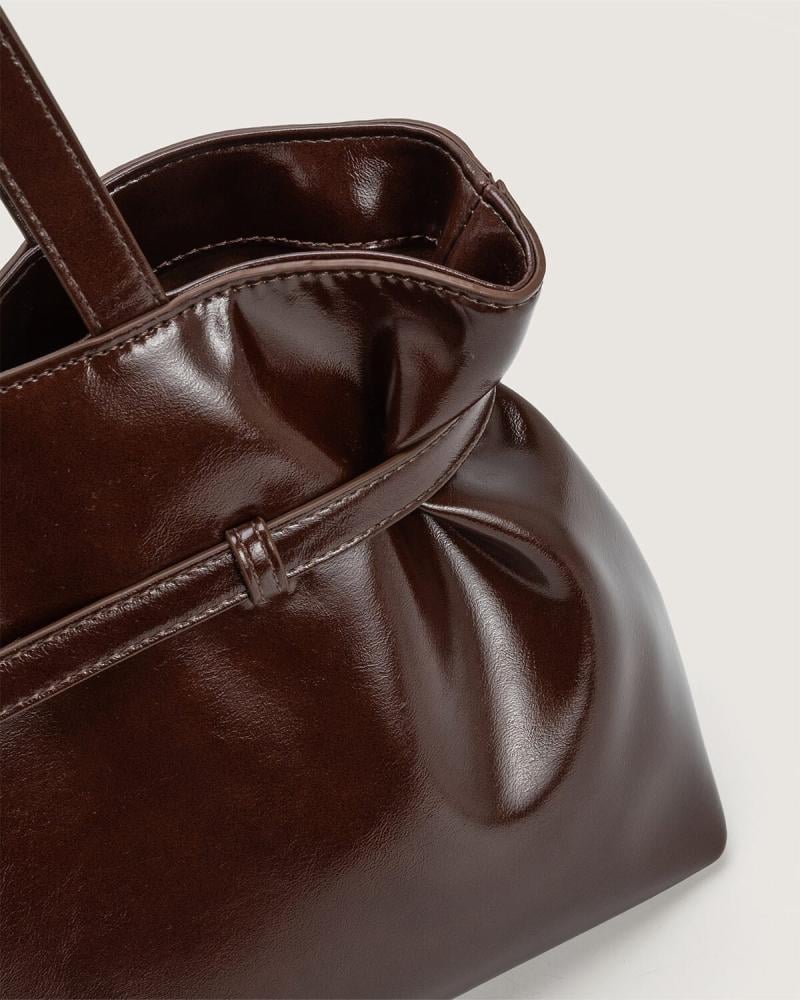 Sana Women's Leather Bag in Brown