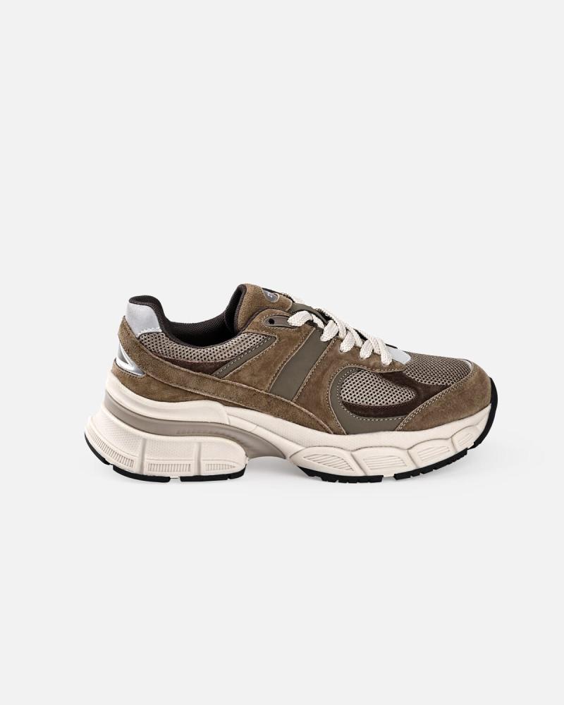 Stylish women's athletic shoes in brown
