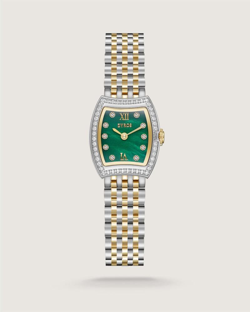 Miza women's watch, steel, gold and silver color