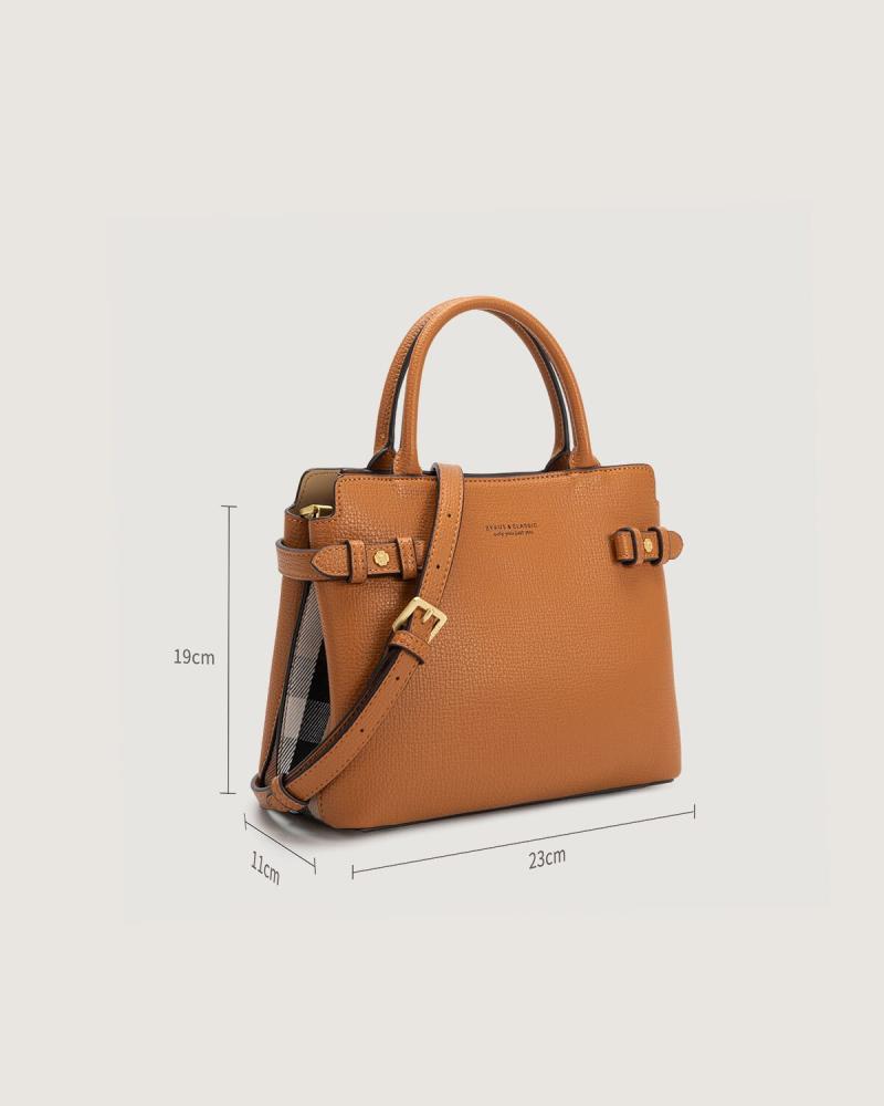 Classic women's bag in brown