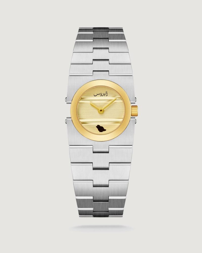 Durra women's watch with a silver steel strap