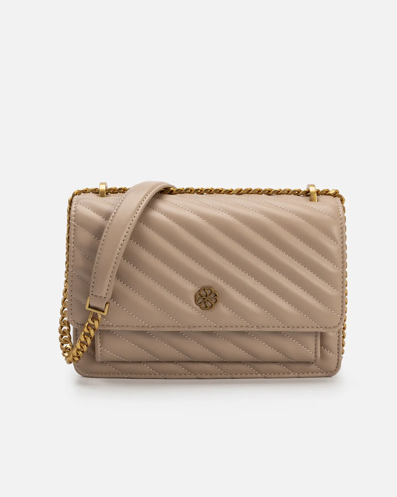 شنطة نسائية كلاسيك بلون بني