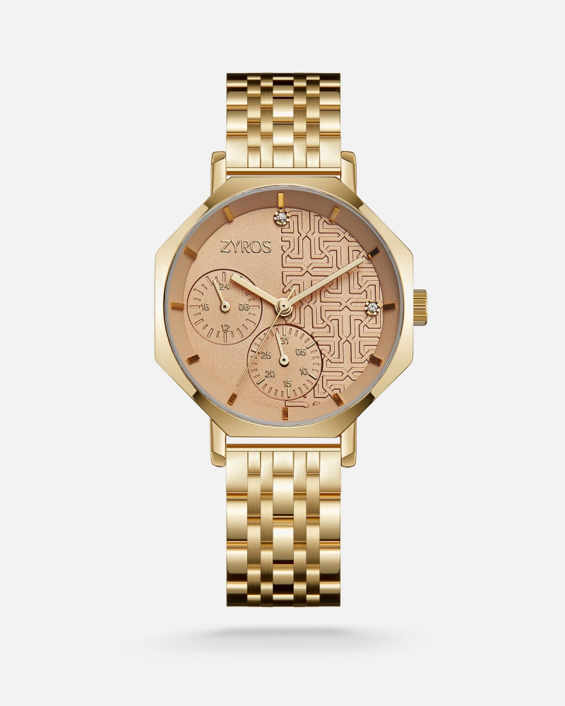 Women's watch stainless steel in gold color