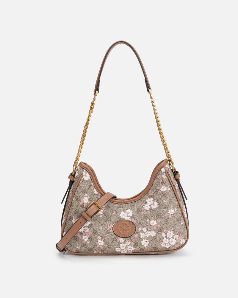 Women's bag with elegant pink design
