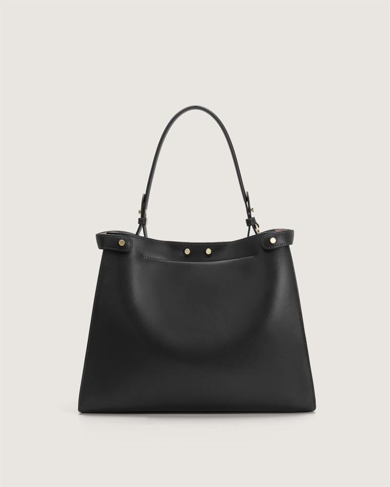 Zumurrud Women's Leather Bag in Black