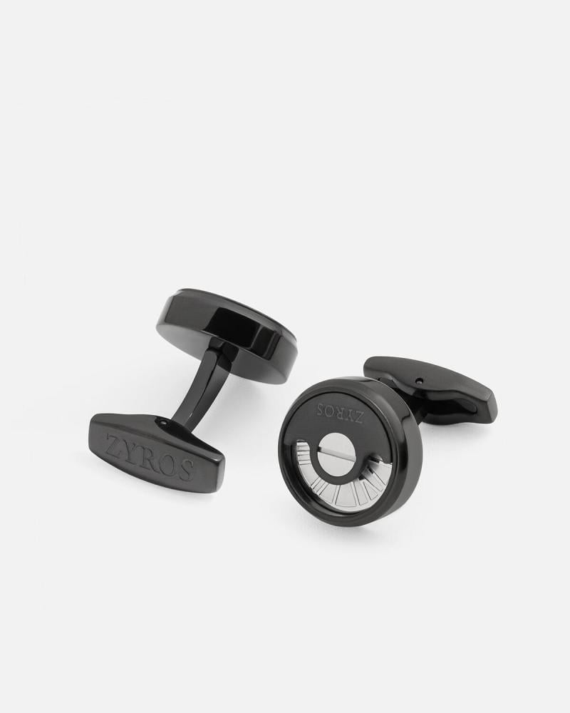 Men's cufflinks that embody elegance in black