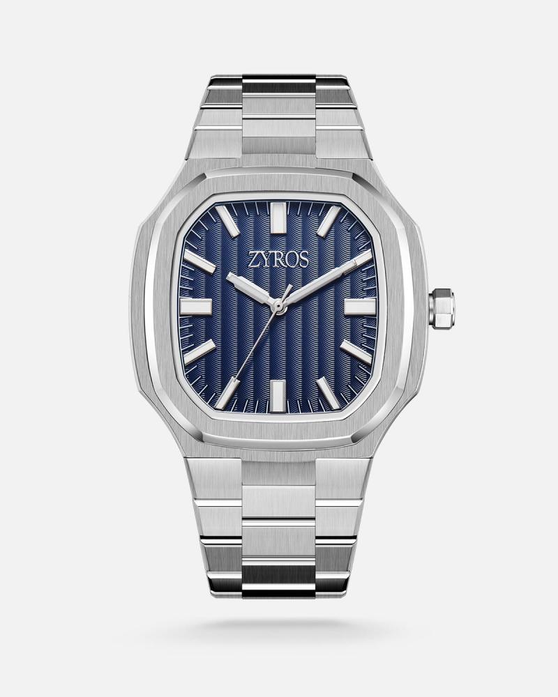 Men's steel watch in silver