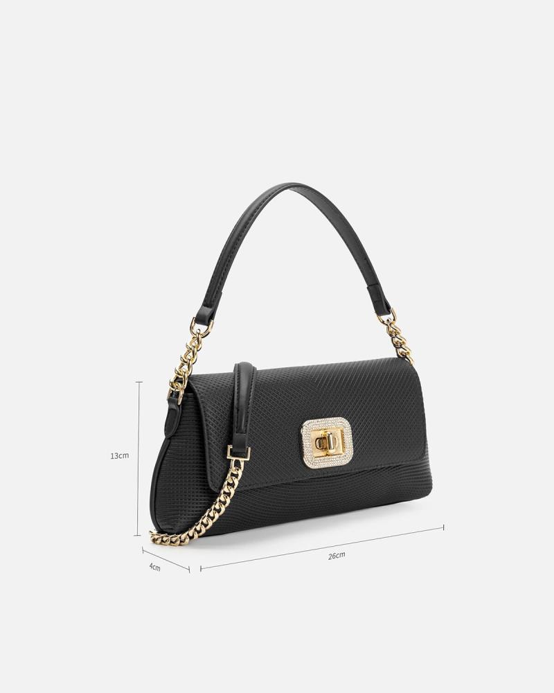 Practical women's bag in black