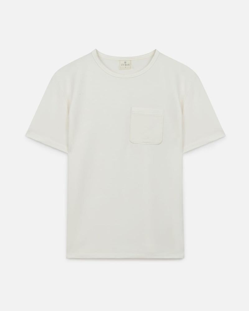 Women's white cotton t-shirt
