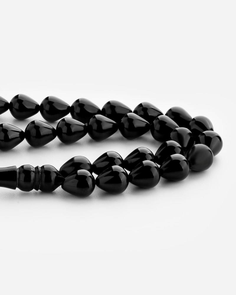 Elegant black bakelite rosary