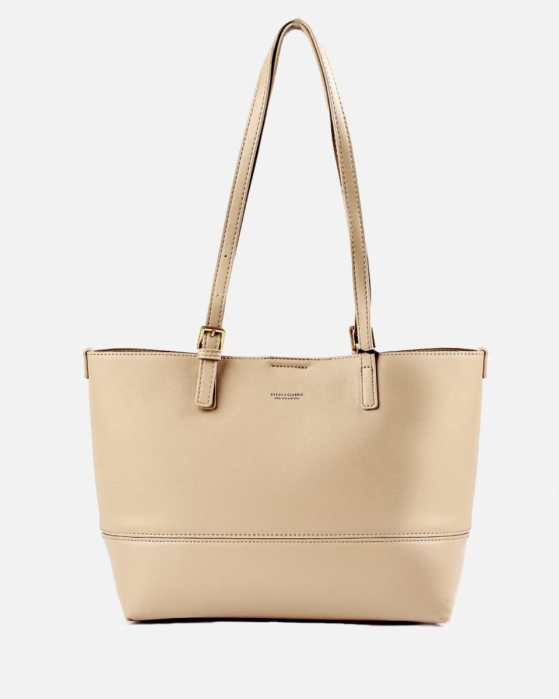 Classic women's bag in beige