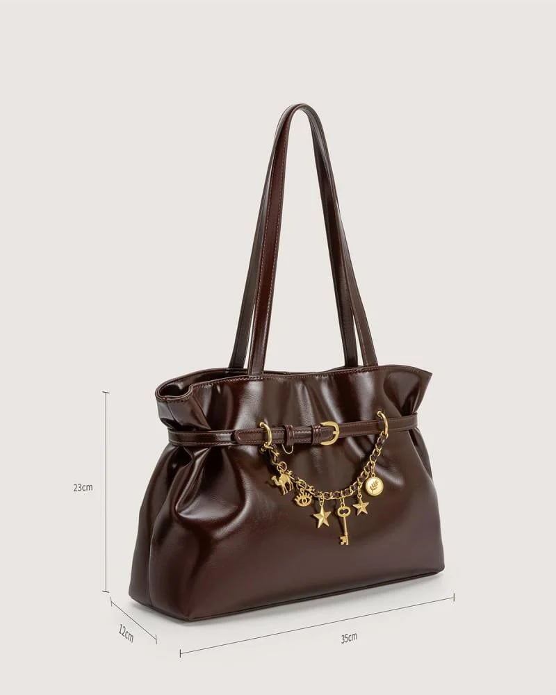 Sana Women's Leather Bag in Brown