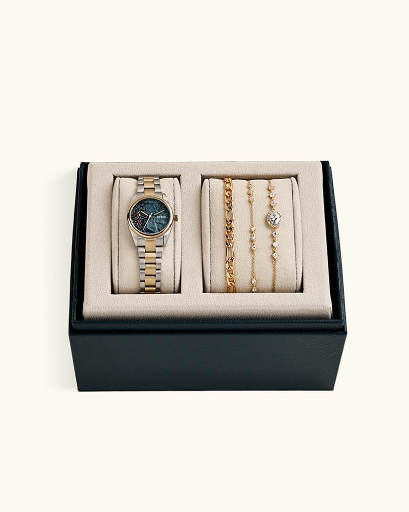 Elegant women's set for every woman who cares about her style, in gold and silver.