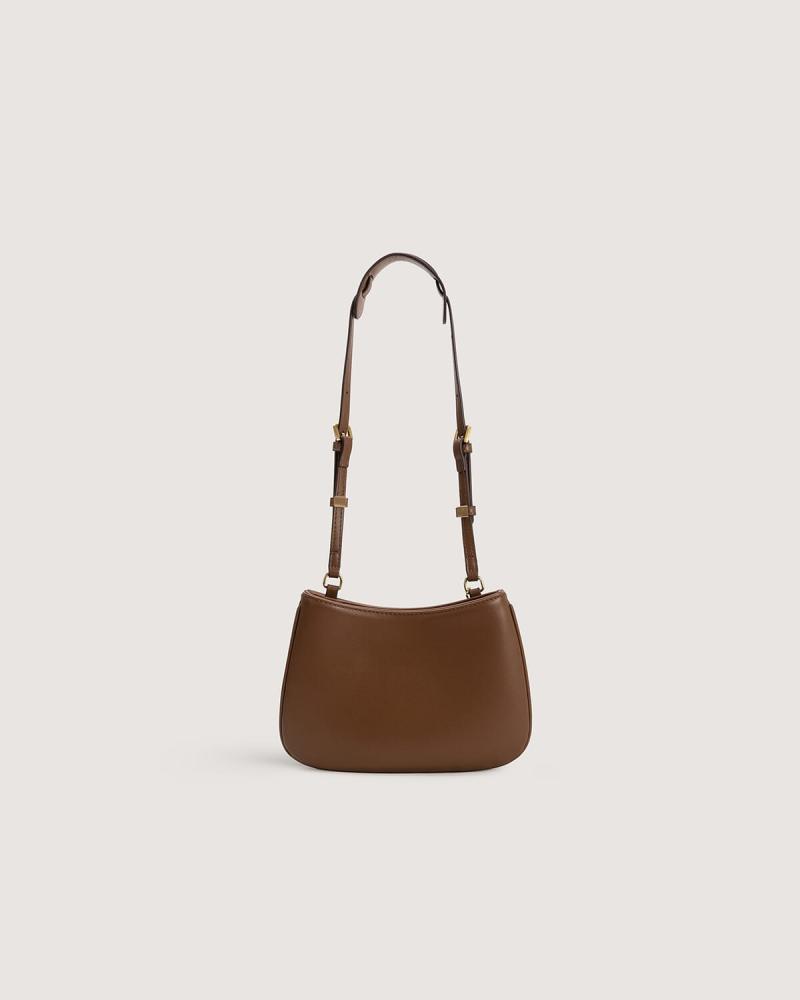 Thuraya bag in a small brown color, perfect for everyday use.
