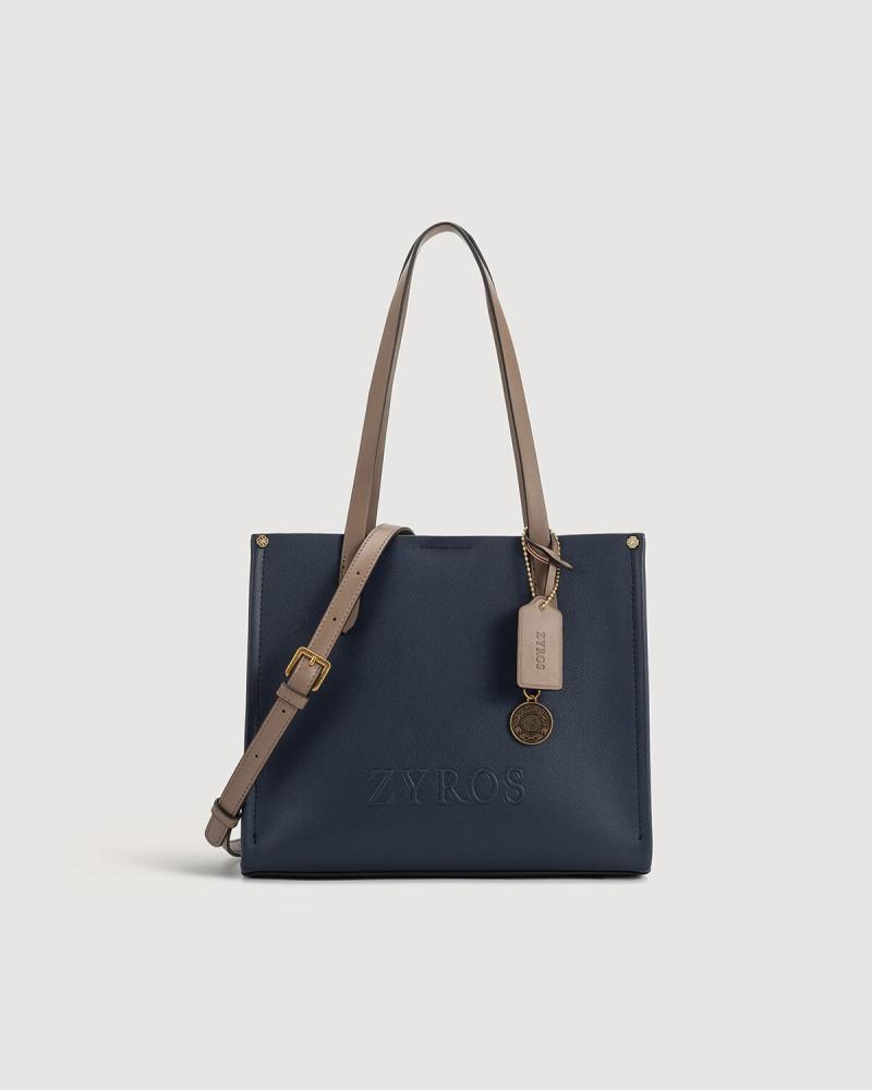 Classic women's bag in blue