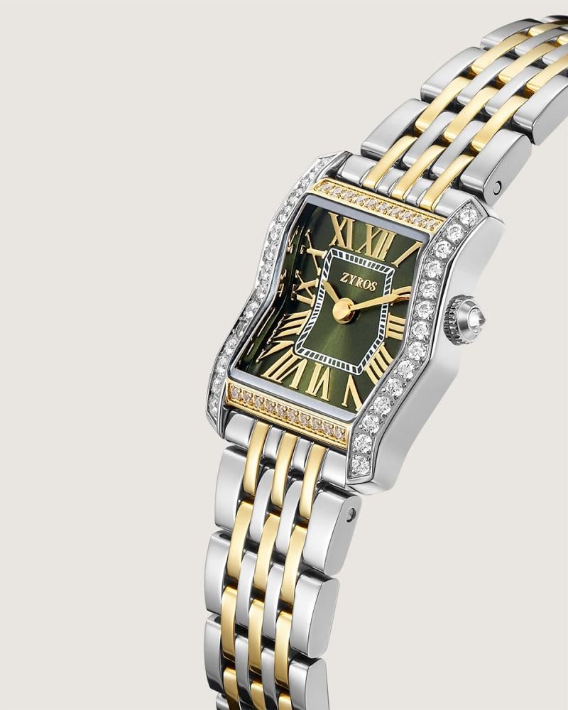 Kayan women’s stainless steel watch in gold and silver